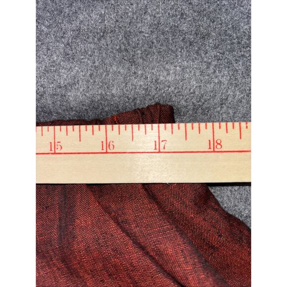 Vintage Bloomingdales Sz 22W Rust and Black 100% 2 Piece Silk Officewear - Picture 7 of 15